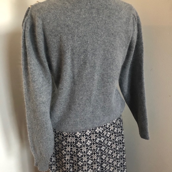 St. Micheal Grey Women’s Sweater size 12 fits like size Medium - Picture 4 of 14